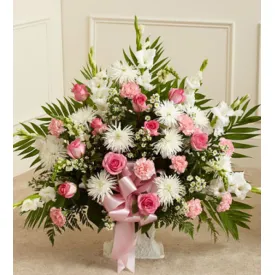 Send Flamingo Sympathy Basket to Philippines